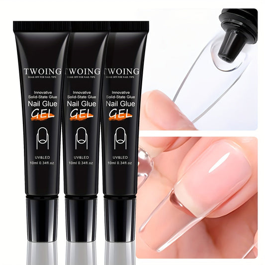 Twoing 3-In-1 Super Strong Nail Glue Kit