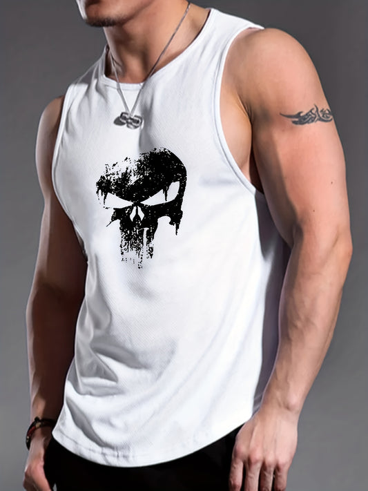 Skull Creative Graphic Print Casual Active Tank Top