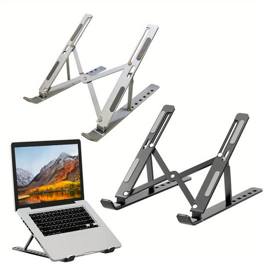 Portable Adjustable Aluminum Laptop Stand That Can Be Folded Into A Desktop Tripod Tray