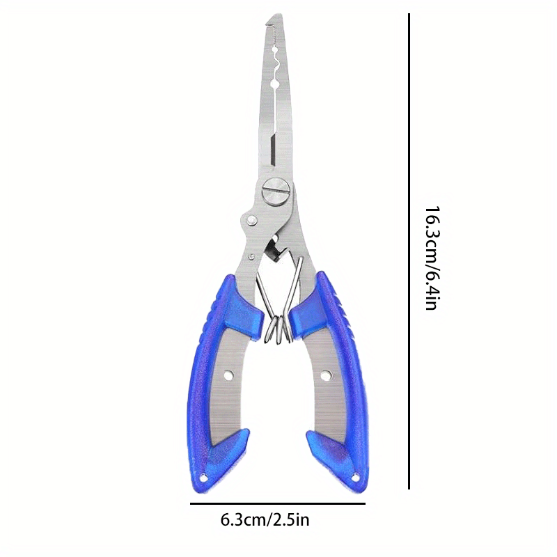 6-Piece Fishing Tool Kit: Stainless Steel Pliers, Hook Remover, Lip Gripper & Digital Scale - Perfect For Freshwater & Saltwater Angling