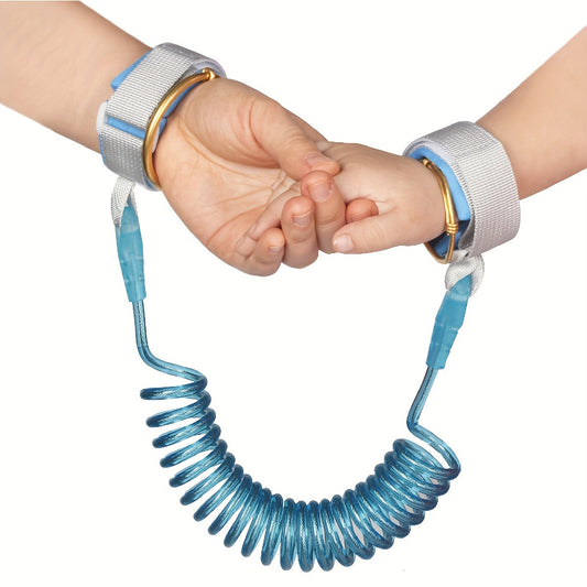 Keep Your Toddler Safe with this Blue Anti-Lost Bracelet Leash!