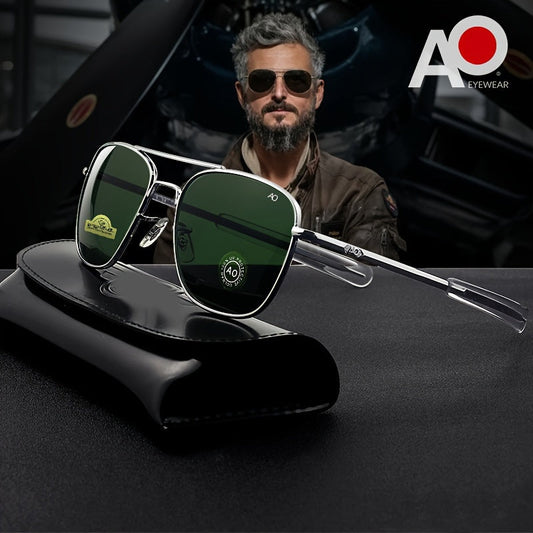 Premium Trendy Vintage Glass Lens fashion glasses For Men