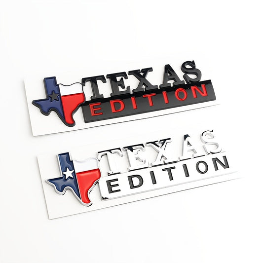 ABS TEXAS EDITION Car Rear Trunk Tail Emblem Badge