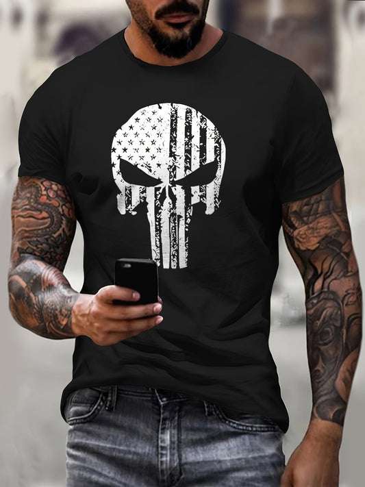 Men's Stylish Skull Pattern Shirt