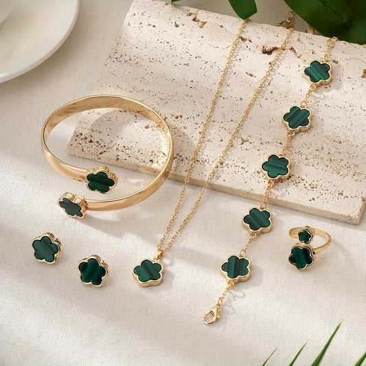 Celesta Jewelry Flower Six-Piece Set