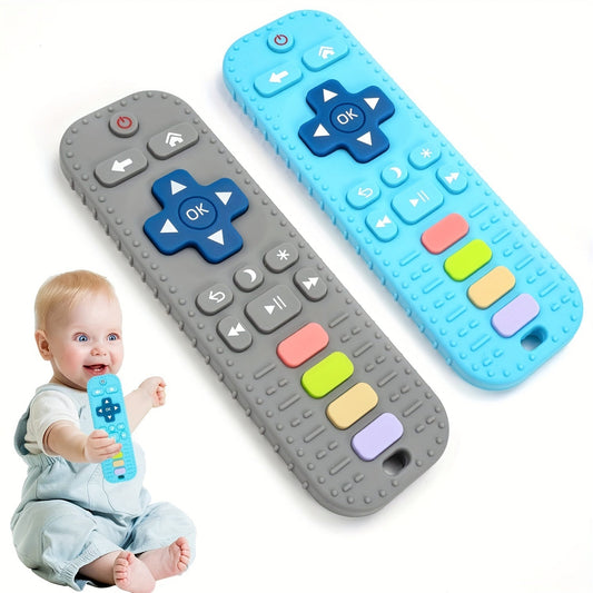 Newborn To 12-Months Teething Toys: Remote Control, Baby-Friendly Teethers For Boys