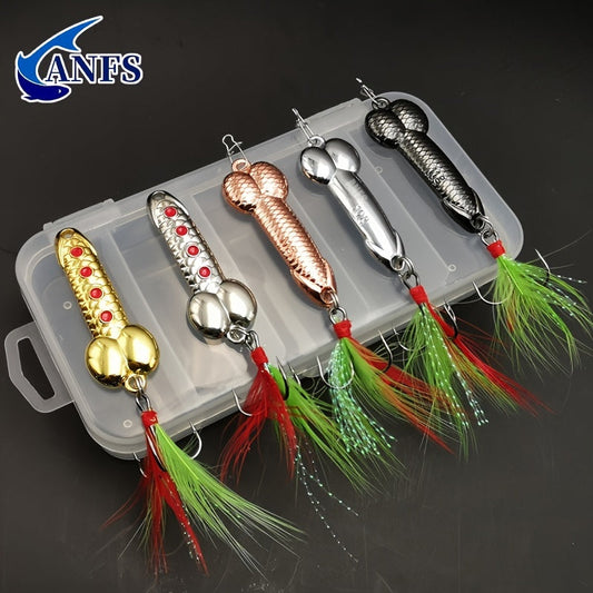 2pcs/5pcs Cool VIB Fishing Lures - Perfect Novelty Gifts for Holiday Parties!