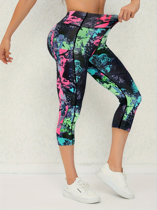 Spring and summer new yoga seven-minute trousers