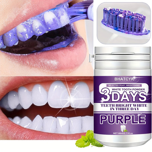 Purple Teeth Cleaning Powder