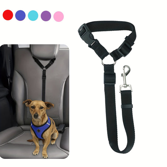 1pc Dog Seat Belt For Vehicle Secure, Pet Car Tether Safety Leash For Dogs In Vehicles, Dog Seatbelt Tether, Dog Seat Belt Buckle, Dog Car Seat Belt