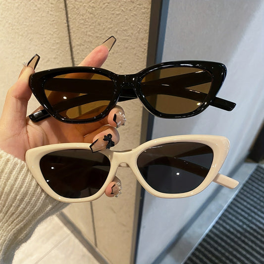 Y2K Cat Eye Fashion For Women Men Star Punk Anti Glare Sun Shades Glasses