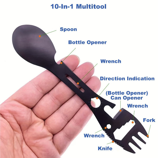 10-in-1 Multi-Functional Spork: