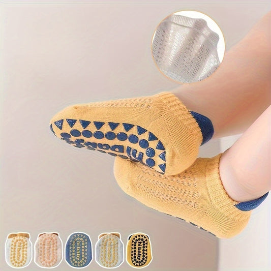 2/5 Pairs Baby Boy's Non-Slip Socks