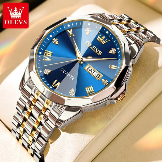 Men's Quartz Wristwatches Olevs