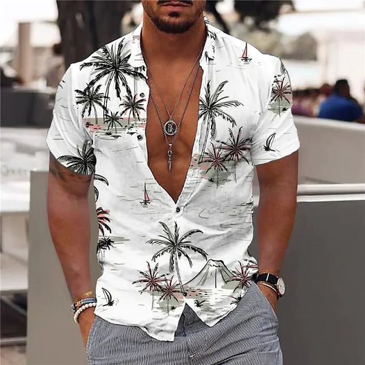 2024 Coconut Tree Shirts For Men