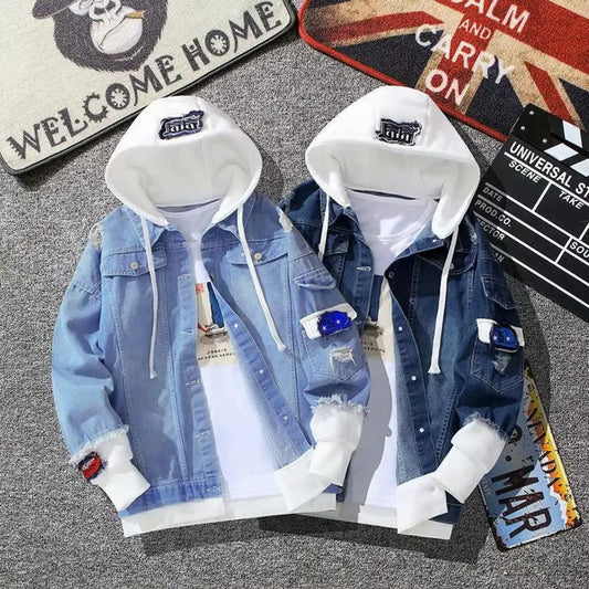 Men Coat Stylish Super Soft Denim Jacket