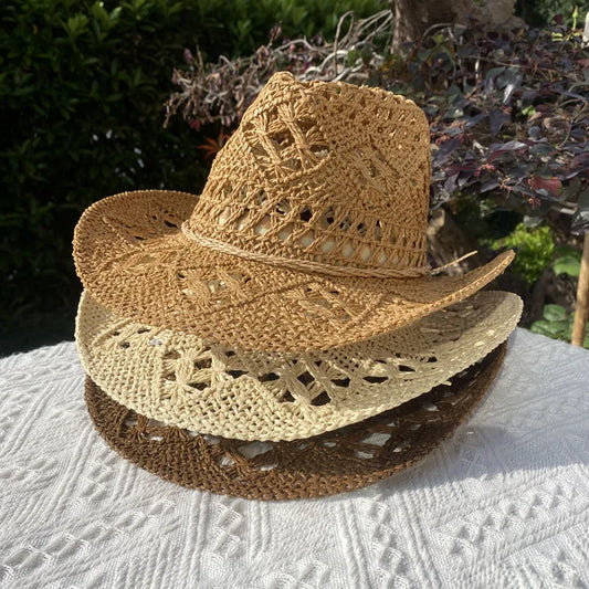 Straw Hat for Women Summer Handmade Classic Vintage