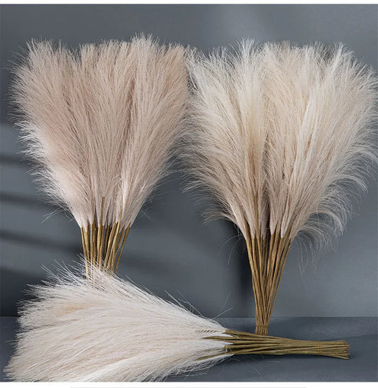 Fluffy Pampas Grass Boho Decor Artificial Flower