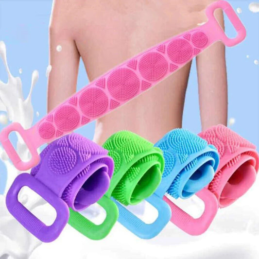 70cm Body Sponge Silicone Brush Bath Towel