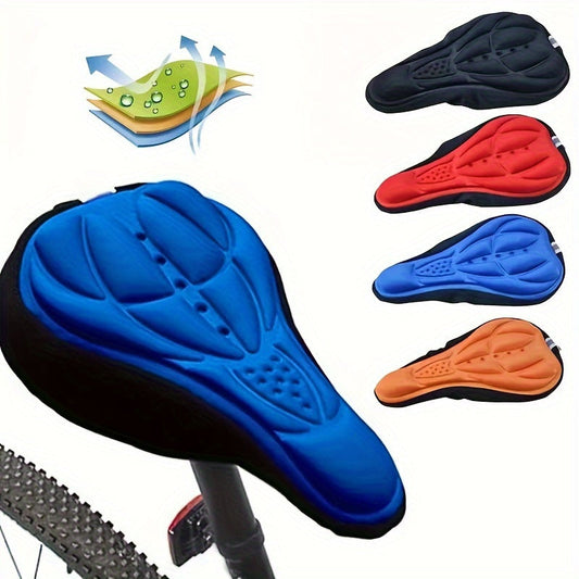 Comfortable Bicycle Seat Cushion Cover With Shock Absorption And Breathable 3D Design