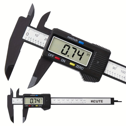 Digital Caliper Electronic Vernier Caliper Dial Vernier Caliper Gauge Micrometer Measuring Tool With Large LCD Screen Auto-Off Feature Inch And Millimeter Conversion