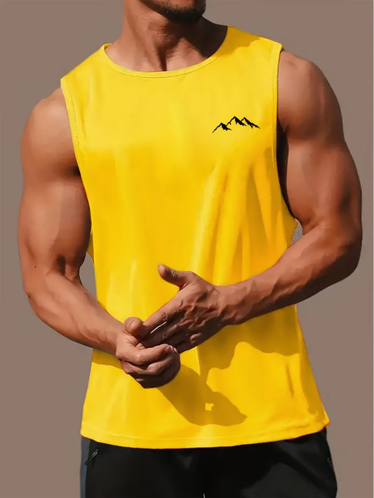 New Casual Round Neck Short Sleeve Tank Top