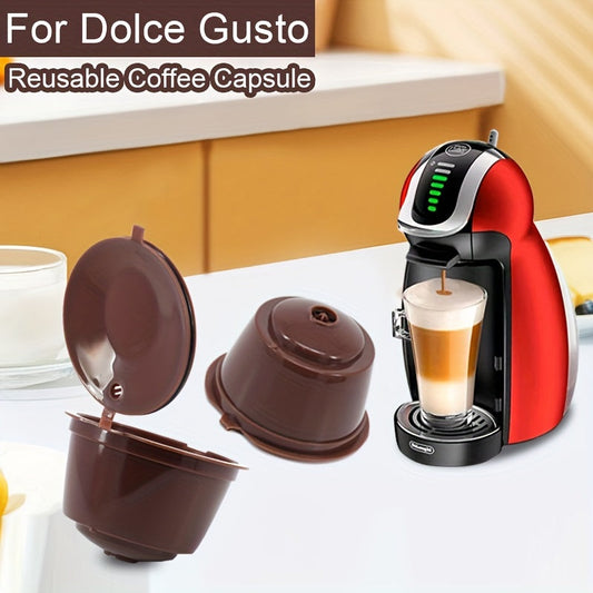 Compatible With Dolce Gusto Coffee Capsule Shells That Can Be Reused And Filtered With Self-filled Coffee Powder. Environmentally Friendly, Economical, And Very Suitable For Coffee Bean Enthusiasts