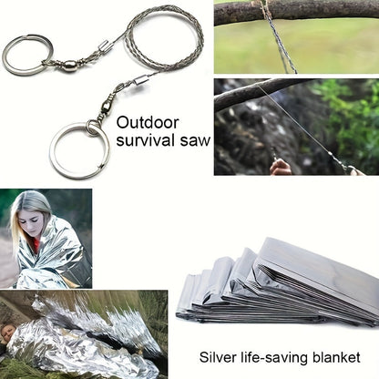 Survival Gear and Equipment Survival Kits, Cool Unique Fishing Hunting Anniversary Birthday Gifts for Men Dad Husband Him Fathers Day