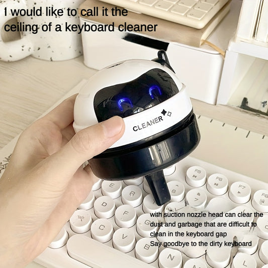 Mini Computer Keyboard Debris Vacuum Cleaner, Desktop Cleaner, USB Charging Vacuum Cleaner Capable Of Absorbing Rubber Crumbs, Paper Scraps, Etc