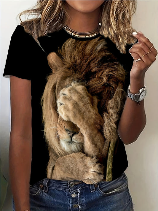 Lion Print T-shirt