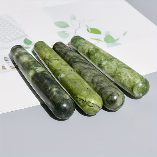 Green Phoenix Jade Massage Stick For Full Body Meridian Therapy - Enhances Blood Circulation & Relieves Fibromyalgia Pain