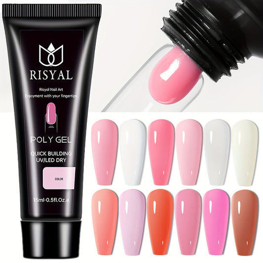 15ml Color Poly Nail Gel Extension Glue For Nail Enhancement