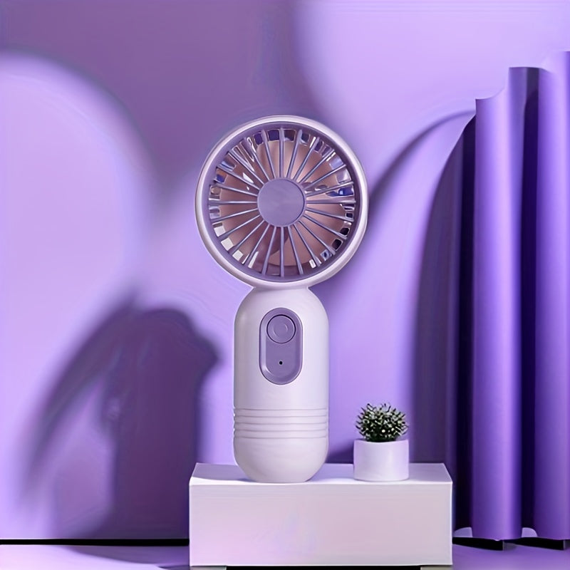 Mini Portable Fan - USB Rechargeable & 3 Speeds