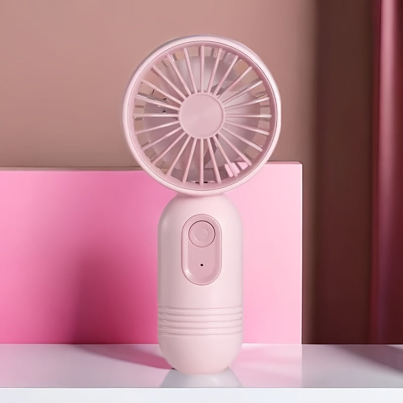 Mini Portable Fan - USB Rechargeable & 3 Speeds