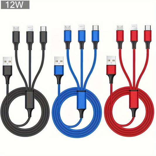 3 in 1 USB Charging Cable