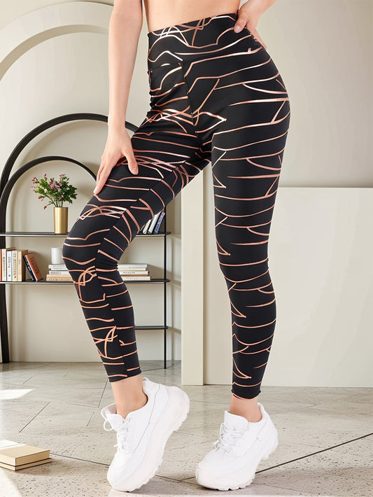 Allover Print Butt Lifting Yoga Pants